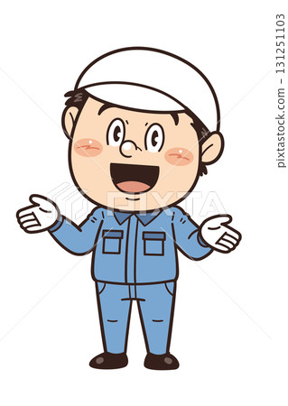 圖:一名在工廠或現場工作的男工人微笑著張開雙臂 | 不安全行為、不安全條件和工作場所事故 圖:一名在工廠或現場工作的男工人微笑著張開雙臂 | 不安全行為、不安全條件和工作場所事故 131251103