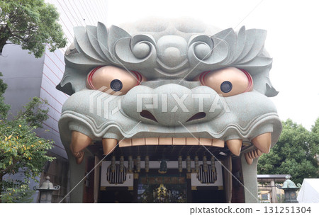 大阪市難波八坂神社、獅子堂、獅子舞台 131251304