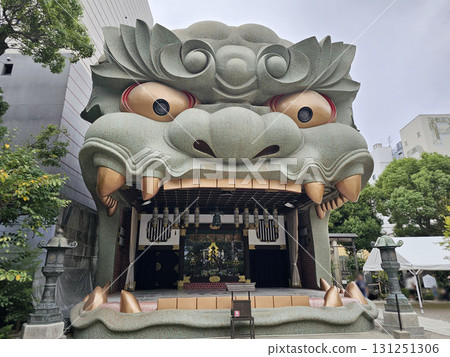 大阪市難波八坂神社、獅子堂、獅子舞台 大阪市難波八坂神社、獅子堂、獅子舞台 131251306