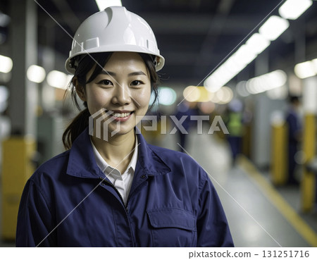 在工廠工作的女工 在工廠工作的女工 131251716