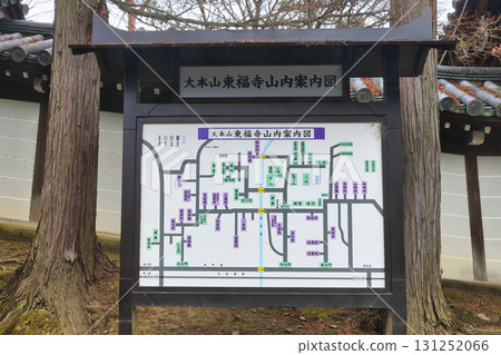 京都東福寺寺廟導覽地圖（京都市東山區） 131252066