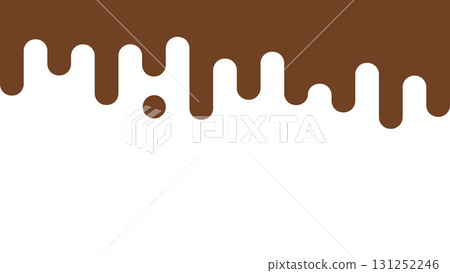 融化的巧克力背景素材向量 131252246