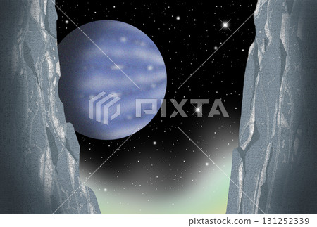 太空——岩壁、懸崖、行星、外太空 131252339
