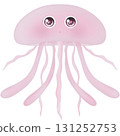 a set of a funny cartoon octopus 131252753