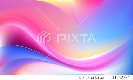Abstract fluid iridescent wave Vector flow background. Abstract fluid iridescent wave Vector flow background. 131252785