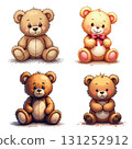 Teddy bear illustration Teddy bear illustration 131252912