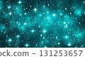 shining stars on turquoise gradient abstract winter glitter background loop 131253657