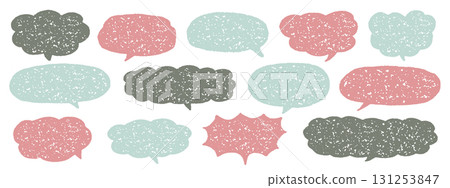 A collection of loosely drawn speech bubbles | Versatile and useful 131253847