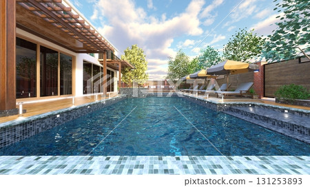 Outdoor spa 131253893