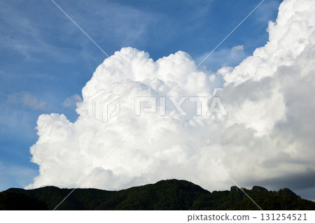 藍天白雲、夏雲、秋雲 131254521