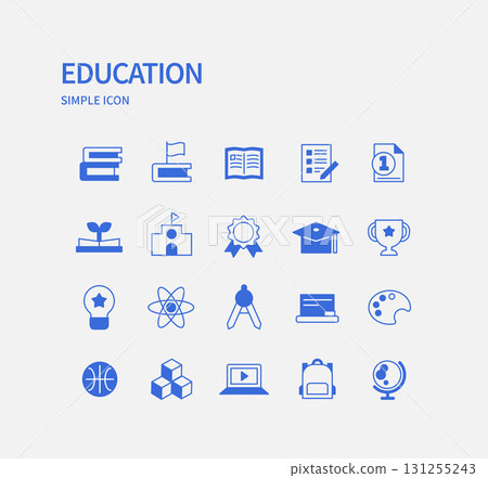 Simple Color Icon Set Simple Color Icon Set 131255243