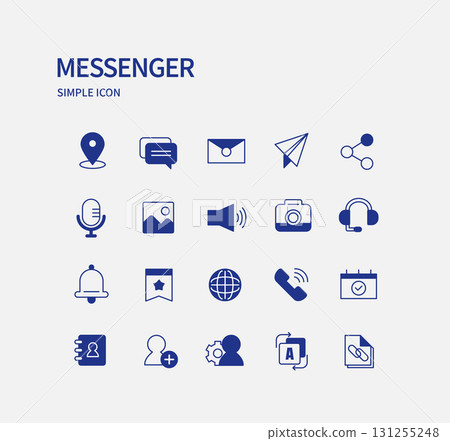 Simple Color Icon Set  131255248