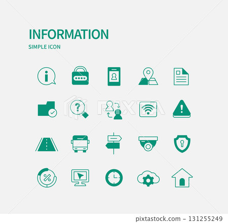 Simple Color Icon Set Simple Color Icon Set 131255249