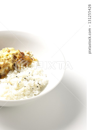 Chicken Nanbandon photographed on a white background 131255426
