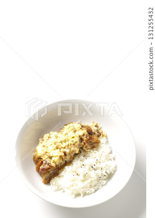 Chicken Nanbandon photographed on a white background 131255432