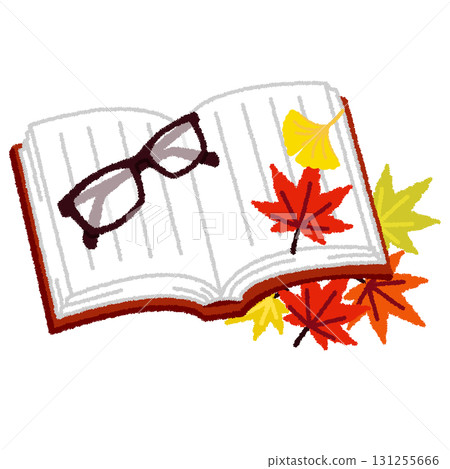 Illustration of reading autumn 131255666