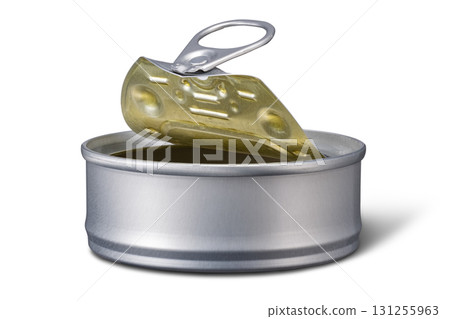 Opened canned food 131255963