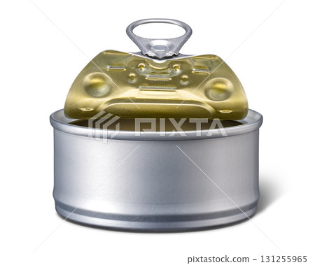 打開的罐頭食品 打開的罐頭食品 131255965