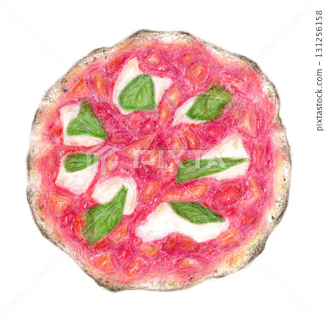 Hand-drawn pizza illustration Hand-drawn pizza illustration 131256158