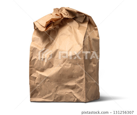 Wrinkled Kraft Paper Bags 131256307