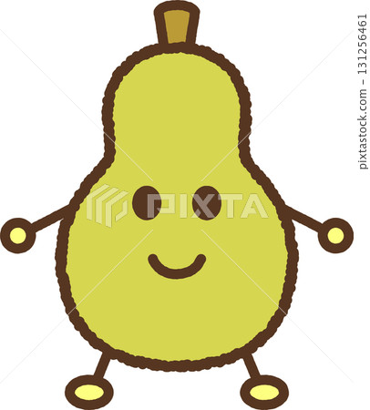 Character-style food icon: Pear Character-style food icon: Pear 131256461