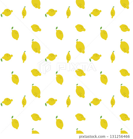 手繪檸檬圖案 131256466