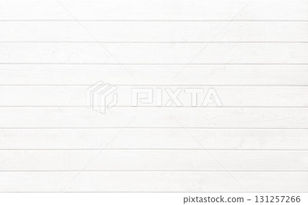 Background image of pale white boards with grain and knots planked with round-head brass nails Background image of pale white boards with grain and knots planked with round-head brass nails 131257266