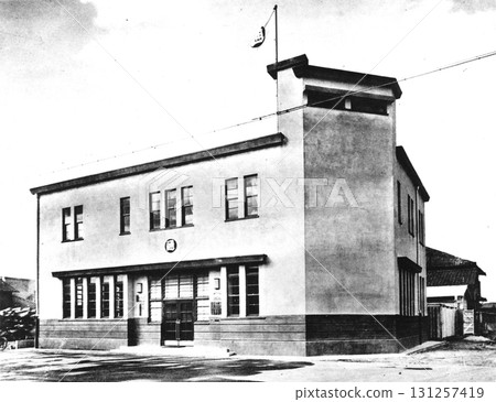 Pre-war architecture, modern architecture, retro buildings Pre-war architecture, modern architecture, retro buildings 131257419