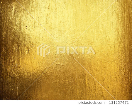 Gold Paint on Concrete Wall Texture Background. Gold Paint on Concrete Wall Texture Background. 131257471