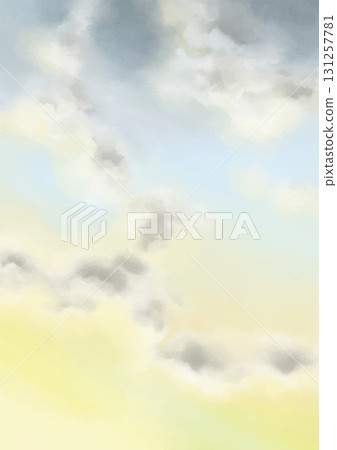 日出天空、日落天空背景插畫素材向量 131257781