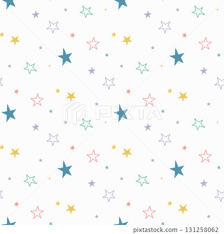 starry seamless pattern starry seamless pattern 131258062