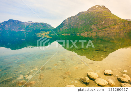 Mountains and fjord in Norway, Mountains and fjord in Norway, 131260617