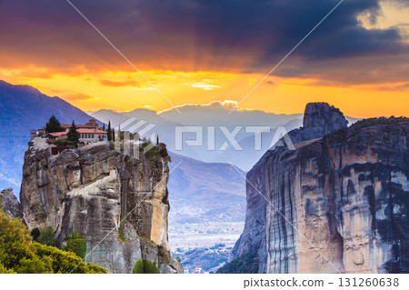 Monastery of the Holy Trinity i in Meteora, Greece Monastery of the Holy Trinity i in Meteora, Greece 131260638