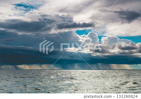 seascape sea horizon and sky. 131260824