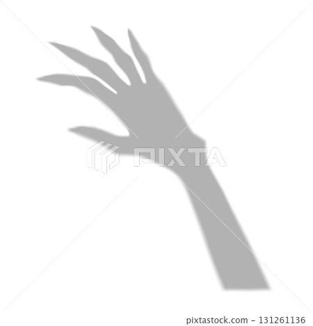 Creepy Zombie hand reaching up vector icon, cartoon shadow of Halloween monster corpse arm, Walking dead gray silhouette Creepy Zombie hand reaching up vector icon, cartoon shadow of Halloween monster corpse arm, Walking dead gray silhouette 131261136