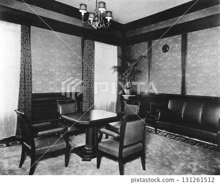 Prewar architecture, Modern architecture, Reception room 131261512