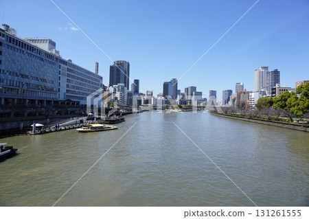 大阪天滿橋地區的風景 大阪天滿橋地區的風景 131261555