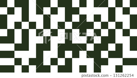 Abstract patterned background with 8 bit pixel design. Black and white pixelated composition Abstract patterned background with 8 bit pixel design. Black and white pixelated composition 131262254