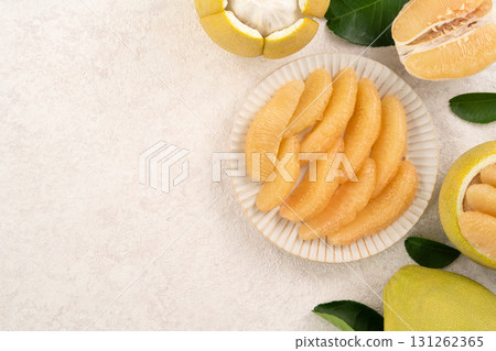 pomelo mid-autumn festival bundan background pomelo Moon Festival ユズ ゆず ぶんたん 15 nights 131262365