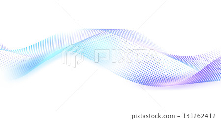 Abstract technology particle wave background. Modern design vector illustration. Abstract technology particle wave background. Modern design vector illustration. 131262412