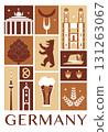 Travel to Germany Vintage Poster Print 131263067
