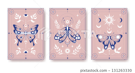 Mystical boho poster collection 131263330