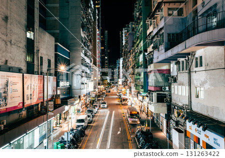 香港旺角後街*部分柔焦 131263422