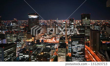 大阪麗思卡爾頓酒店(南側)的夜景 大阪麗思卡爾頓酒店(南側)的夜景 131263713