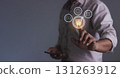 Young Man Using Smartphone For Online shopping, Mobile payment, Online payment 131263912