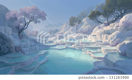 大自然中的溫泉 131263990