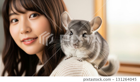 龍貓在女人的肩膀上 131264045