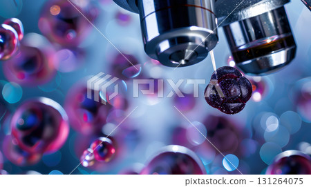 Biopsy needle in action during Biopsy needle in action during 131264075