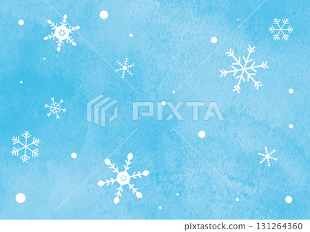 雪花水彩紋理壁紙 雪花水彩紋理壁紙 131264360