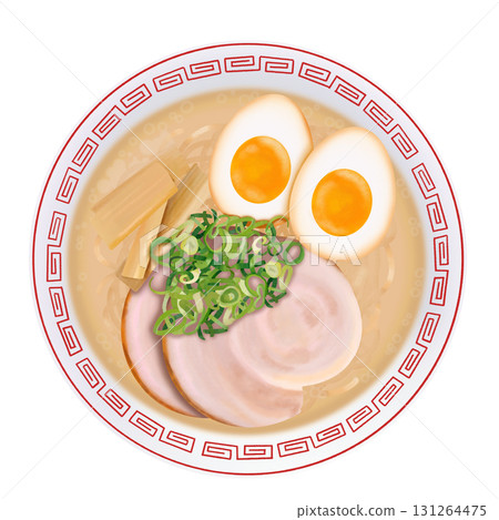 delicious pork bone ramen 131264475